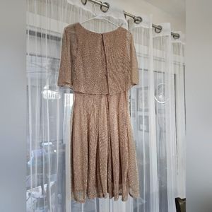 Gold Sparkly knee length dress